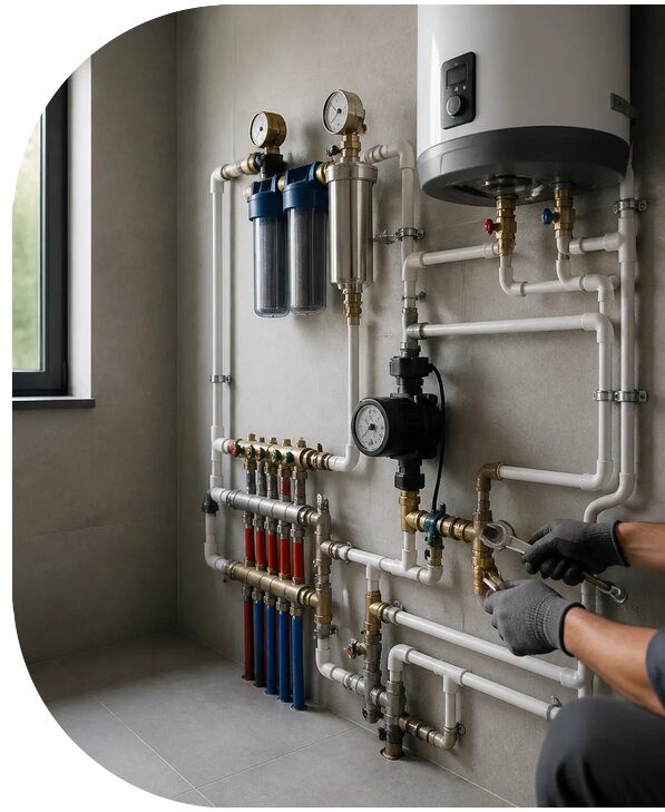Монтаж водоснабжения частного дома в Ростове-на-Доне от 88647 р. | АПаруса-Рст